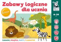 Zabawy logiczne dla ucznia. Autor: Natalia Minge, Krzysztof Minge, Monika Sobkowiak. SmakLiter.pl Okładka książki Zabawy logiczne dla ucznia