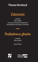Zdarzenia/Naśladowca głosów. Autor: Bernhard Thomas. SmakLiter.pl Okładka książki Zdarzenia/Naśladowca głosów