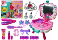 Zestaw piękności składany Stolik w Walizce. Wydawca: Lean Toys. SmakLiter.pl Opakowanie Zestaw piękności składany Stolik w Walizce