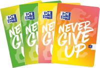 Opakowanie Zeszyt A4/60K kratka Never Give Up (5szt) OXFORD