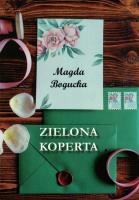 Zielona koperta. Autor: Bogucka Magda. SmakLiter.pl Okładka książki Zielona koperta