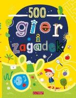 Okładka książki 500 gier i zagadek