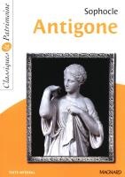 Antigone. Autor: Sophocles. SmakLiter.pl Okładka książki Antigone