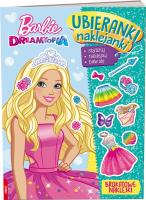 Okładka książki Barbie dreamtopia Ubieranki, naklejanki SDU-1401