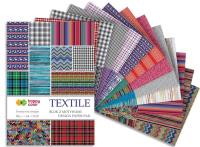 Opakowanie Blok A4/15K z motywami Textile 80g HAPPY COLOR