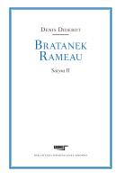 Bratanek Rameau. Biblioteka kwartalnika Kronos. Autor: Diderot Denis. SmakLiter.pl Okładka książki Bratanek Rameau. Biblioteka kwartalnika Kronos