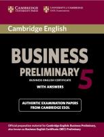 Opakowanie Cambridge English Business 5 Preliminary Student's Book with Answers