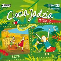 CD MP3 Rzym. Rio. Ciocia Jadzia. Tom 2. Autor: Eliza Piotrowska. SmakLiter.pl Okładka książki CD MP3 Rzym. Rio. Ciocia Jadzia. Tom 2