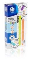 Opakowanie Długopis wymazywalny Oops niebieski mix (12szt)