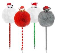 Opakowanie Długopis z pomponem Święta mix 2 (24szt)