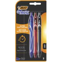 Opakowanie Długopis żelowy BIC Gel-ocity Quick Dry mix AST blister 3 kolory
