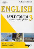 English. Repetytorium 3 tem-leks.+ MP3 WAGROS. Autor: Cieślak Małgorzata. SmakLiter.pl Okładka książki English. Repetytorium 3 tem-leks.+ MP3 WAGROS