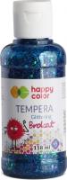 Opakowanie Farba Tempera 118ml brokat niebieska HAPPY COLOR