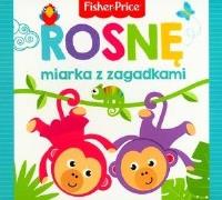 Fisher Price. Rosnę - miarka z zagadkami. Autor: Urszula Kozłowskaq. SmakLiter.pl Okładka książki Fisher Price. Rosnę - miarka z zagadkami