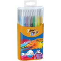 Opakowanie Flamastry BIC Kids Kid Couleur Rainbow pudełko plastikowe 20 kolory