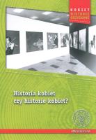 Okładka książki Historia kobiet czy historie kobiet?