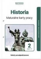 Okładka książki Historia LO 2 Maturalne karty pracy ZR cz.1-2