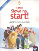 J.Polski SP  5 Nowe Słowa na start! Podr. NE. Autor: Klimowicz Anna, Derlukiewicz Marlena. SmakLiter.pl Okładka książki J.Polski SP  5 Nowe Słowa na start! Podr. NE