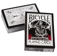 Opakowanie Karty Black Tiger Red Pips BICYCLE