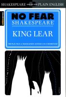 Opakowanie King Lear No Fear Shakespeare