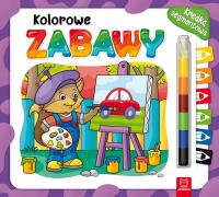 Okładka książki Kolorowe zabawy. Kredka segmentowa