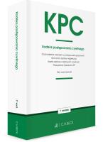 KPC. Kodeks postępowania cywilnego oraz ustawy towarzyszące WYD.7/2020. Stan prawny: 1 września 2020 r.. Autor: Opracowanie zbiorowe. SmakLiter.pl Okładka książki KPC. Kodeks postępowania cywilnego oraz ustawy towarzyszące WYD.7/2020. Stan prawny: 1 września 2020 r.