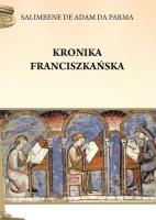 Kronika franciszkańska. Autor: da Parma Salimbene de Adam. SmakLiter.pl Okładka książki Kronika franciszkańska