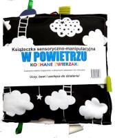 Okładka książki Książeczka sens.-manupulacyjna. W powietrzu