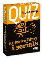 Kultowe filny i seriale. Quiz imprezowy. Autor: Opracowanie zbiorowe. SmakLiter.pl Okładka książki Kultowe filny i seriale. Quiz imprezowy