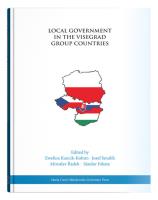 Local Government in the Visegrad Group Countries. Autor: Sandor Fekete, Kancik-Kołtun Ewelina, Miroslav Ra. SmakLiter.pl Okładka książki Local Government in the Visegrad Group Countries
