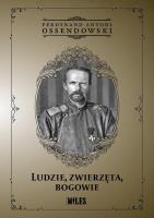 Ludzie, zwierzęta, bogowie. Autor: Ossendowski Antoni Ferdynand. SmakLiter.pl Okładka książki Ludzie, zwierzęta, bogowie