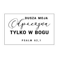 Opakowanie Magnes na lodówkę - Dusza moja odpoczywa