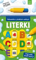 Malowanka z pisakiem wodnym. Literki. Autor: Opracowanie zbiorowe. SmakLiter.pl Okładka książki Malowanka z pisakiem wodnym. Literki