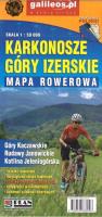 Mapa rowerowa - Karkonosze i góry Izerskie 1:50000. Autor: Opracowanie zbiorowe. SmakLiter.pl Okładka książki Mapa rowerowa - Karkonosze i góry Izerskie 1:50000