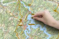 Mapa zdrapka Bieszczady 1:75 000. Autor:   Praca zbiorowa. SmakLiter.pl Okładka książki Mapa zdrapka Bieszczady 1:75 000