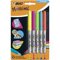 Opakowanie Marker BIC Marking Intense Permamentne Blister 5szt