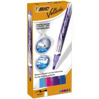 Opakowanie Marker BIC Velleda Medium suchościeralny mix FUN Pudełko 4szt