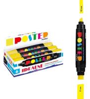 Opakowanie Marker Poster GR-1712 źółty (6szt) GRAND