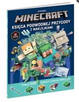 Minecraft. Księga podwodnej przygody z naklejkami. Autor: Opracowanie zbiorowe. SmakLiter.pl Okładka książki Minecraft. Księga podwodnej przygody z naklejkami