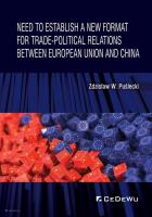 Need to Establish a New Format for Trade-Political. Autor: Zdzisław W. Puślecki. SmakLiter.pl Okładka książki Need to Establish a New Format for Trade-Political