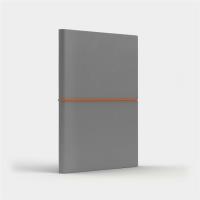 Opakowanie Notatnik A5 Fun M kropki jasnoszary/pomarańczowy