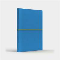 Opakowanie Notatnik B6 Fun S linia niebieski/cytrynowy