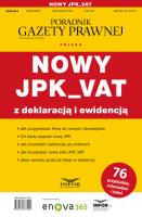 Opakowanie Nowy JPK_VAT z deklaracją i ewidencją