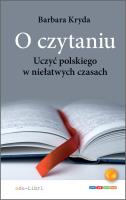 O czytaniu.. Autor: Kryda Barbara. SmakLiter.pl Okładka książki O czytaniu.