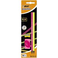 Opakowanie Ołówek bez gumki BIC Evolution Fluo 650 HB Blister 2+1+1szt