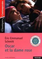 Oscar et la dame rose. Autor: Eric-Emmanuel Schmitt. SmakLiter.pl Okładka książki Oscar et la dame rose