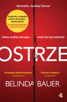 Ostrze. Autor: Bauer Belinda. SmakLiter.pl Okładka książki Ostrze