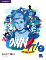 Own It! 1 Project Book. Autor: Cupit Simon. SmakLiter.pl Okładka książki Own It! 1 Project Book
