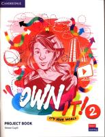 Own It! 2 Project Book. Autor: Cupit Simon. SmakLiter.pl Okładka książki Own It! 2 Project Book