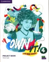 Own It! 4 Project Book. Autor: Cupit Simon. SmakLiter.pl Okładka książki Own It! 4 Project Book